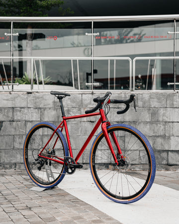 The Draft Comet Eater Gravel Bike - Candy Red