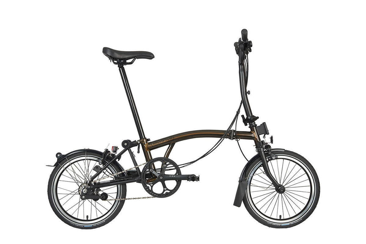 Brompton C Line Explore | Mid Rise - Black Lacquer – SpinWarriors