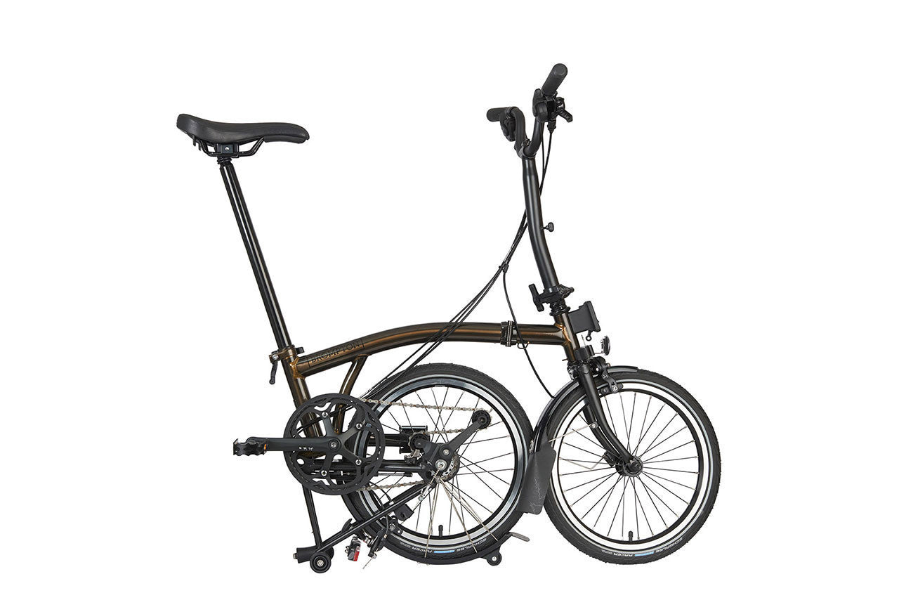 Brompton C Line Explore | Mid Rise - Black Lacquer – SpinWarriors