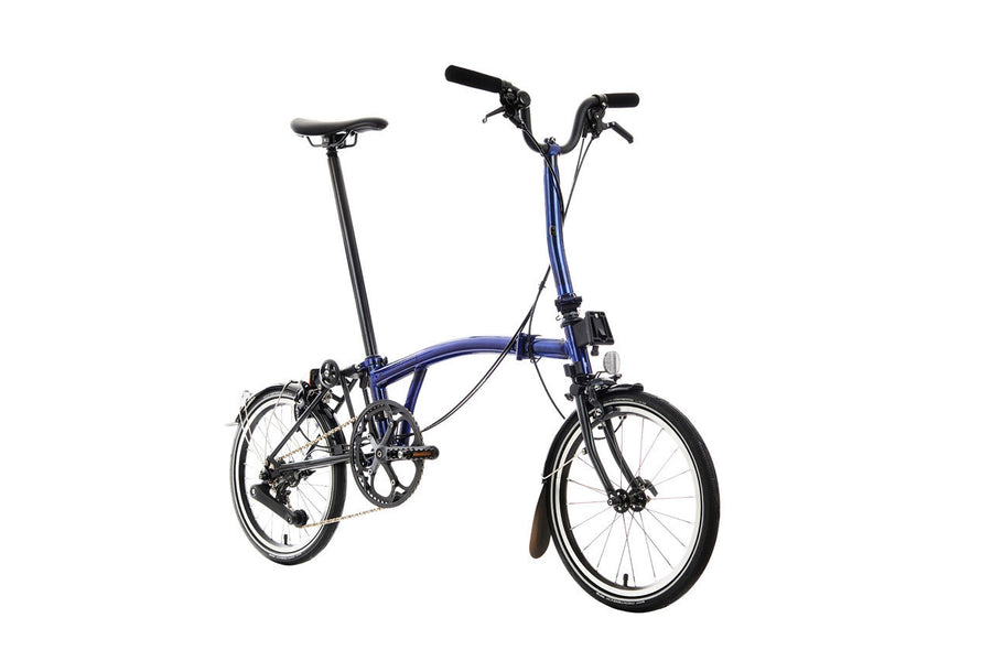 Brompton P Line 12 Speed | Mid Rise - Bolt Blue Lacquer