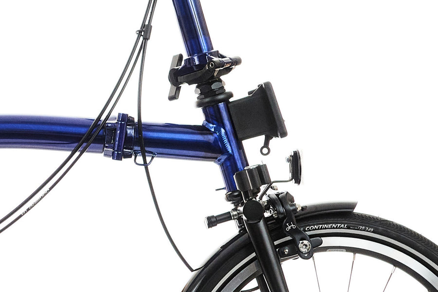 Brompton P Line 12 Speed | Mid Rise - Bolt Blue Lacquer