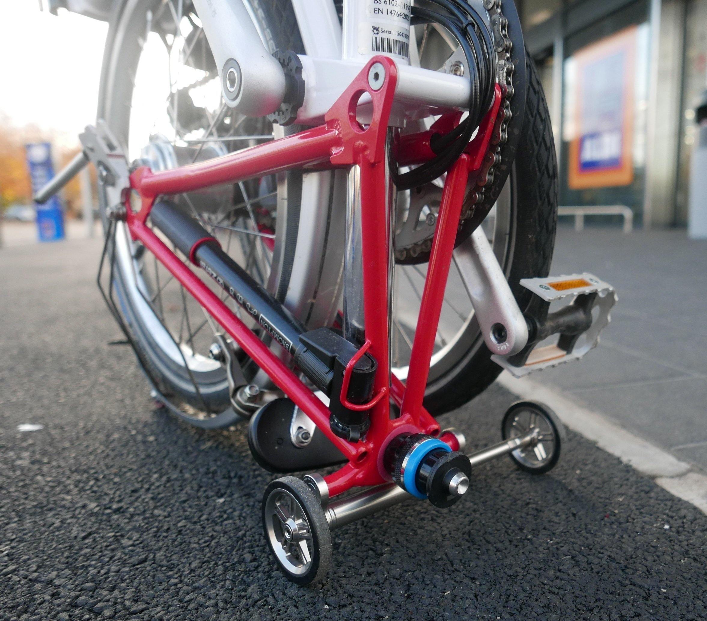 Buy LITEPROEazy Wheels Extender For BROMPTON Folding Bicycle BLUE Easy Wheels Extension Extender Only No Wheels Buy LITEPROEazy Wheels Extender For BROMPTON Folding Bicycle BLUE Easy Wheels Extension Extender Only No Wheels