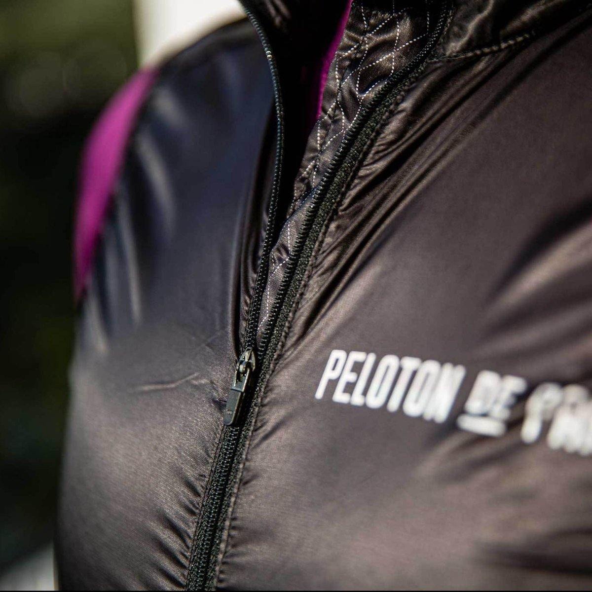 Peloton de Paris Sprinteur Wind Gilet - Black – SpinWarriors