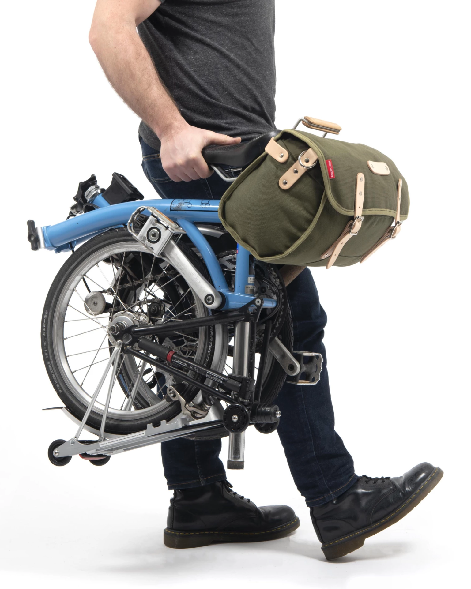 Frost Sekers Brompton Otis SaddleBag Olive Green SpinWarriors