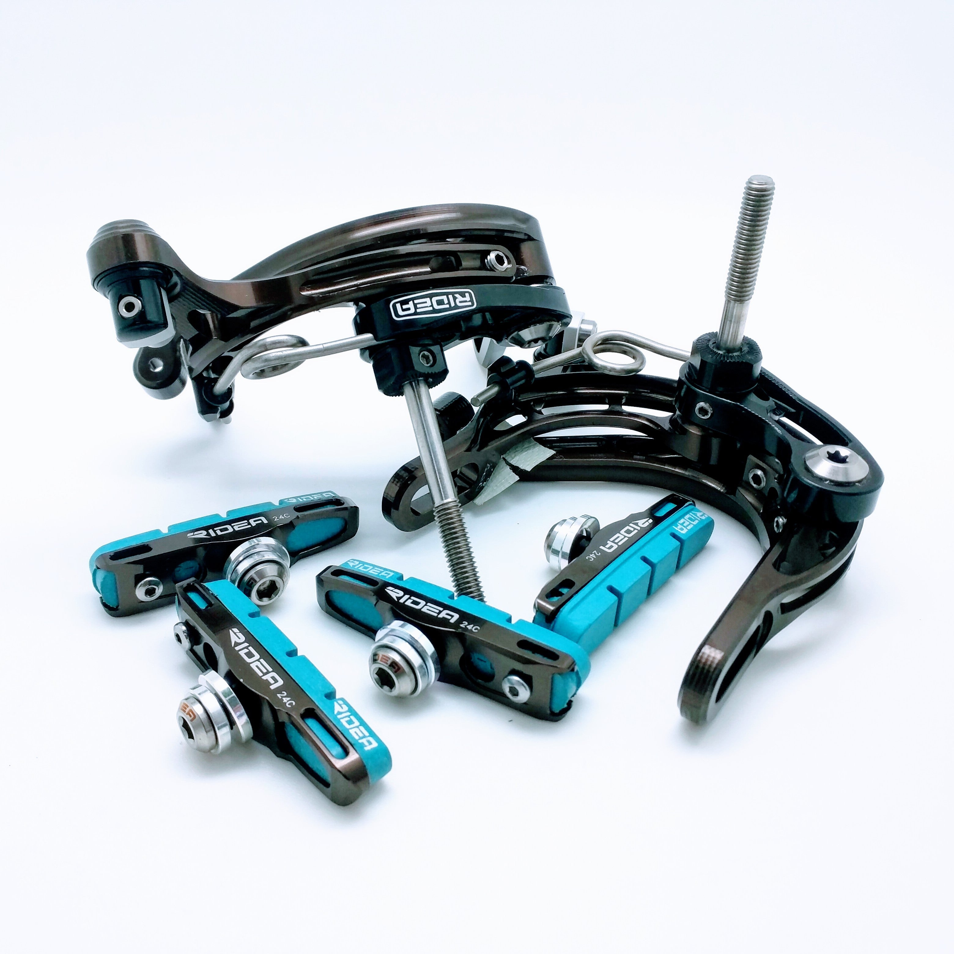 Ridea LSBCB324CT-CR Brompton 3D C-Brake Caliper with Titanium