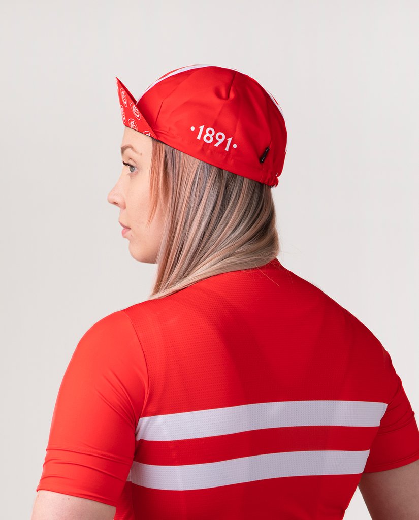 Milltag Cycling Weekly Heritage Cap Red SpinWarriors