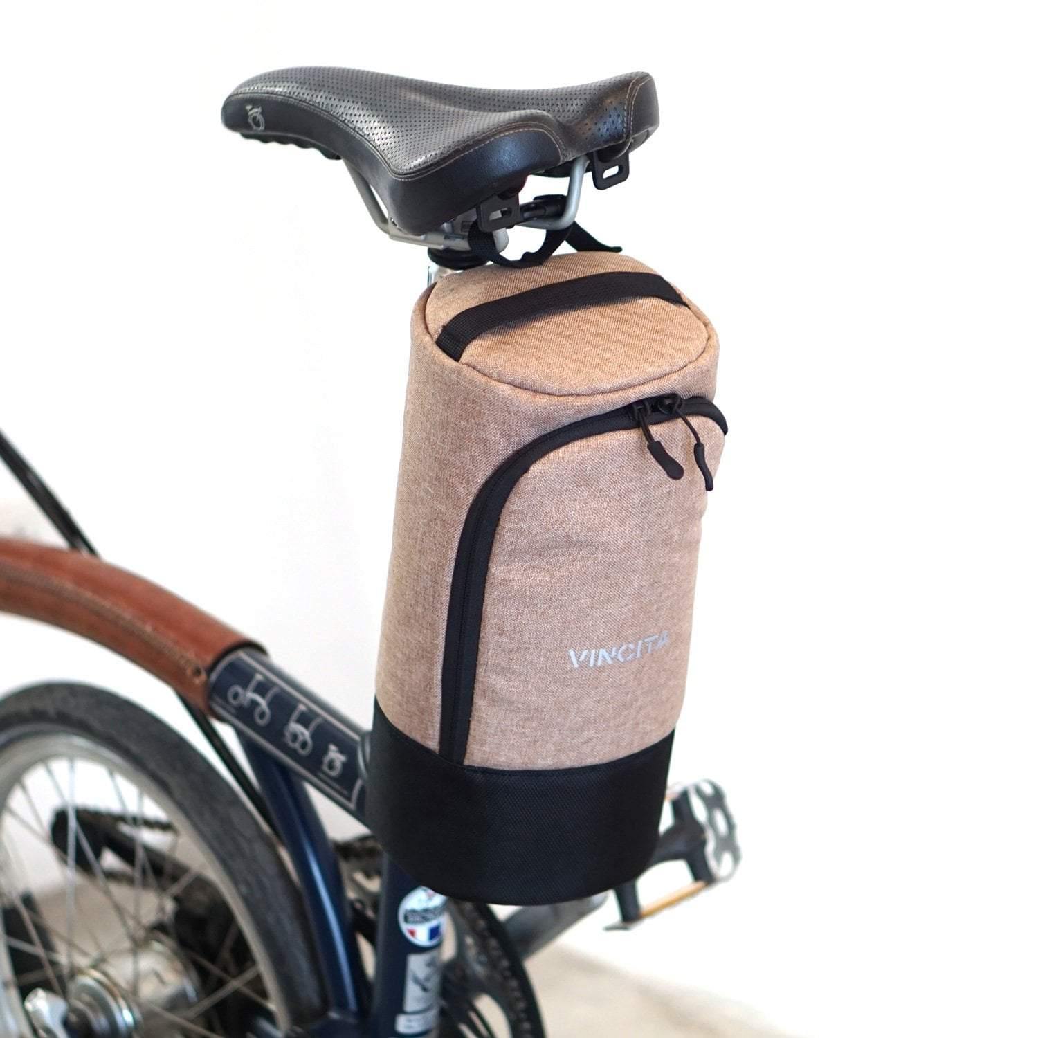 Folding bike saddle bag deals