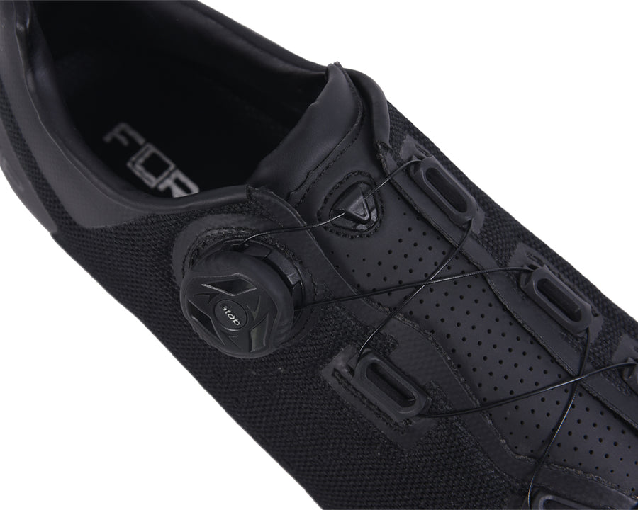 FLR F-11 Knit Road Shoes - Black