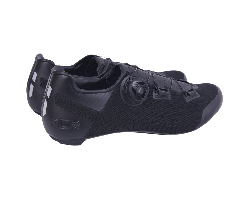 FLR F-XX Knit Road Shoes - Black – SpinWarriors