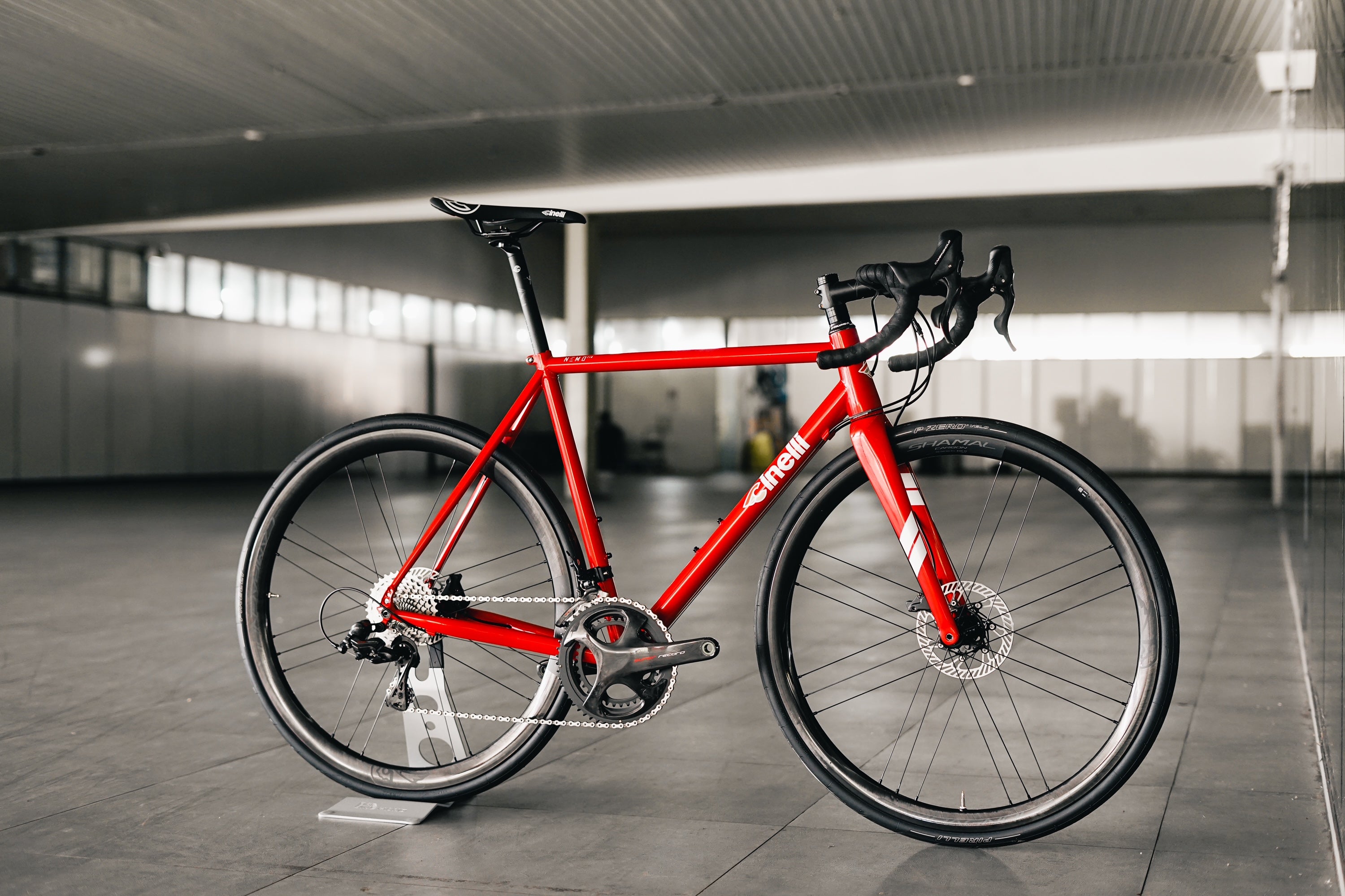 Cinelli Nemo Tig Road Bike Campagnolo Super Record Racing Red
