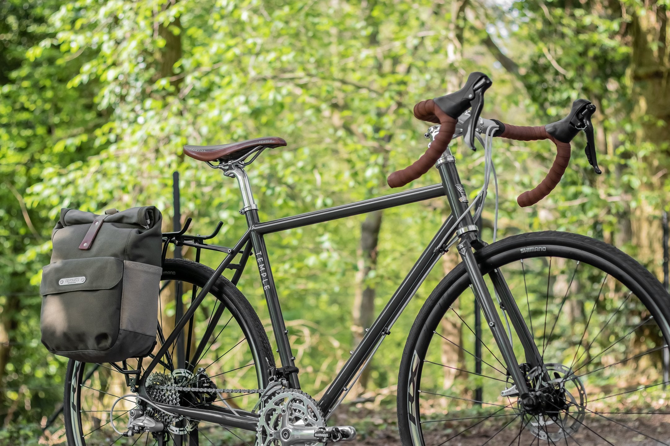 Temple Cycles Brooks Saddle Gravel Bike Temple Adventure Disc Review –