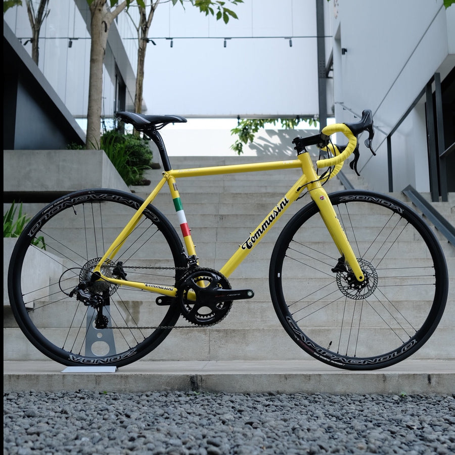 Tommasini Fire Road Disc Bike with Campagnolo Super Record - Yellow Tour de France