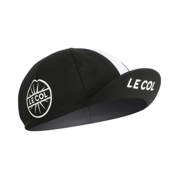 Le Col Heritage Cycling Cap - Black/White - SpinWarriors