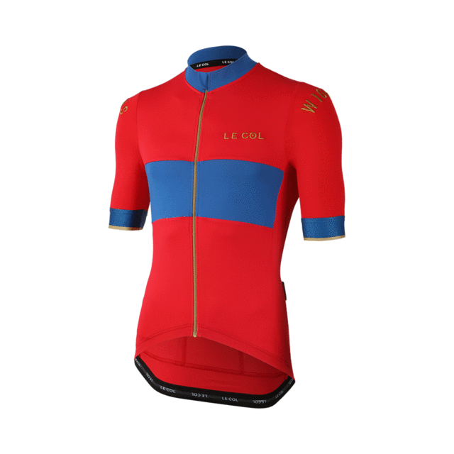 半袖ジャージ - Le Col By Wiggins Le Col by Wiggins : SPORT Short Sleeve Cycling Jersey Red / Navy