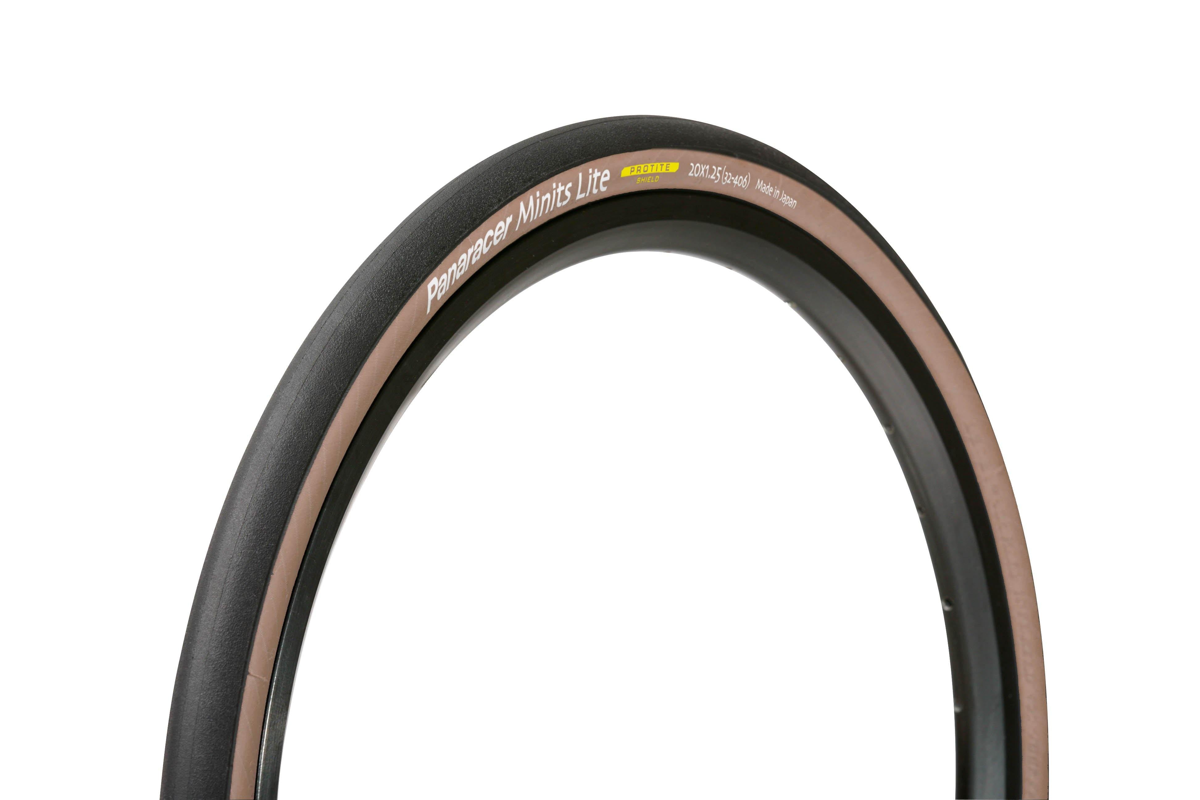 Panaracer Minits Lite Tire (20x1 1/8 / 28-451) - Black/Amber