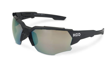KOO Orion Black Matt Sunglasses - Milky Gold Lens - SpinWarriors