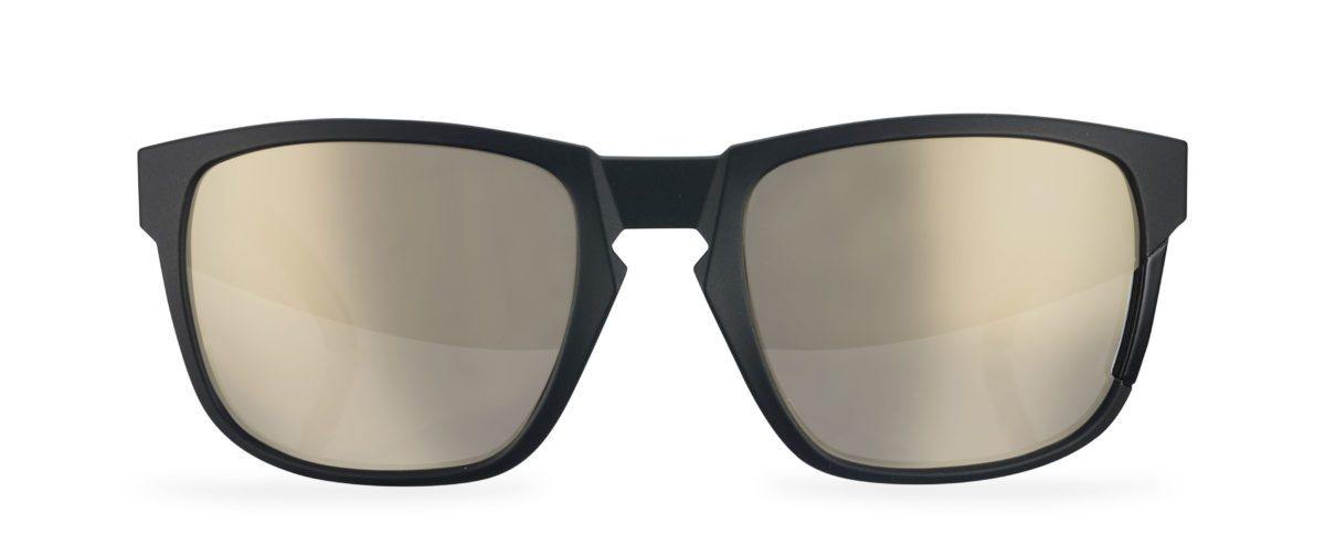 KOO California Black Matt Sunglasses - Super Bronze Lens