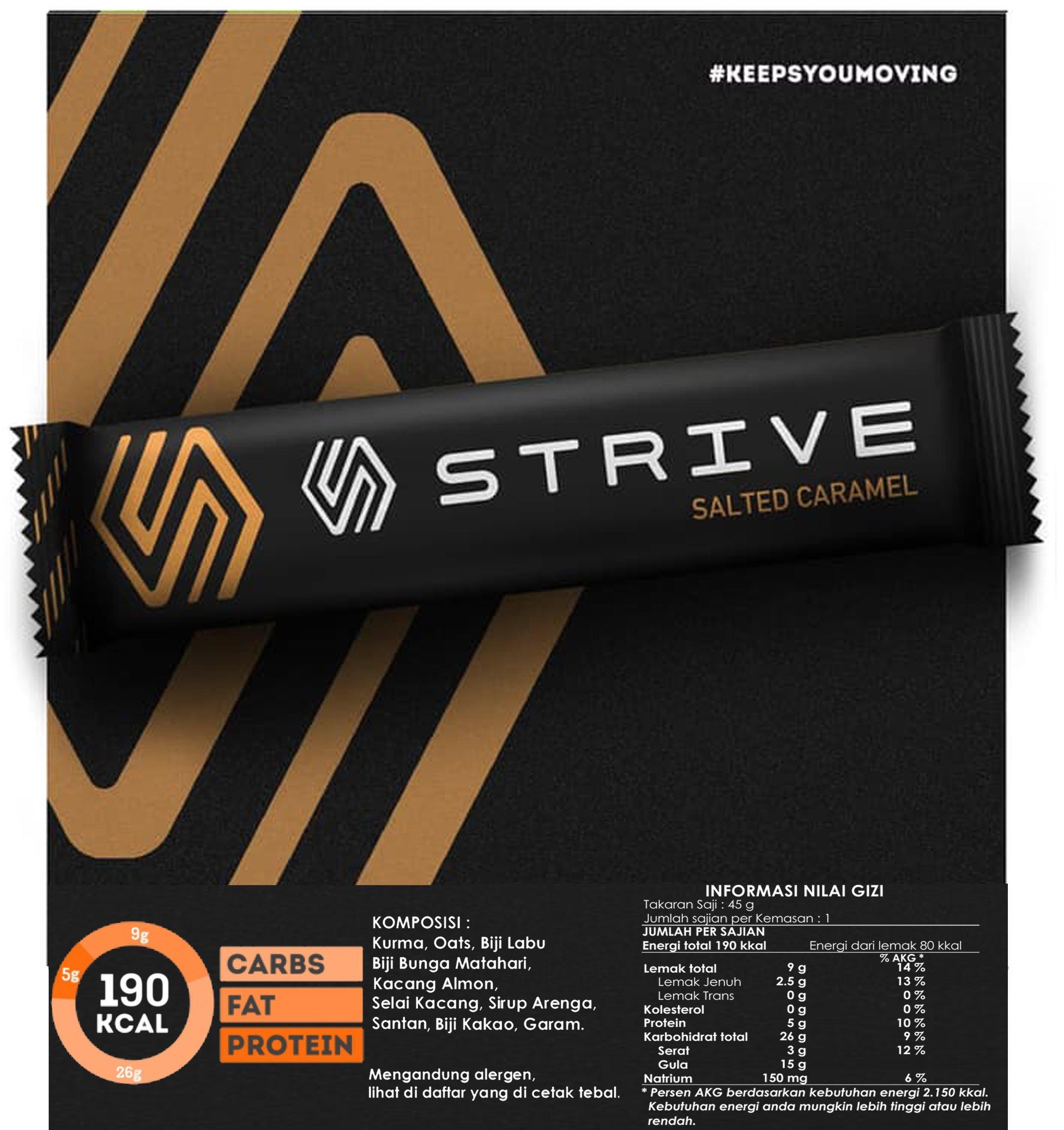 Strive Energy Bar Salted Caramel SpinWarriors