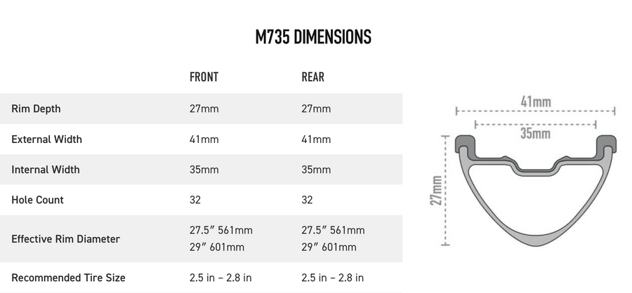 Enve M735 MTB 27.5