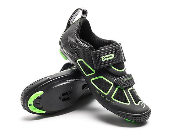 Eléctrico salvar sentar Spiuk Trivium Triathlon Shoes - Black/Green/Black – SpinWarriors