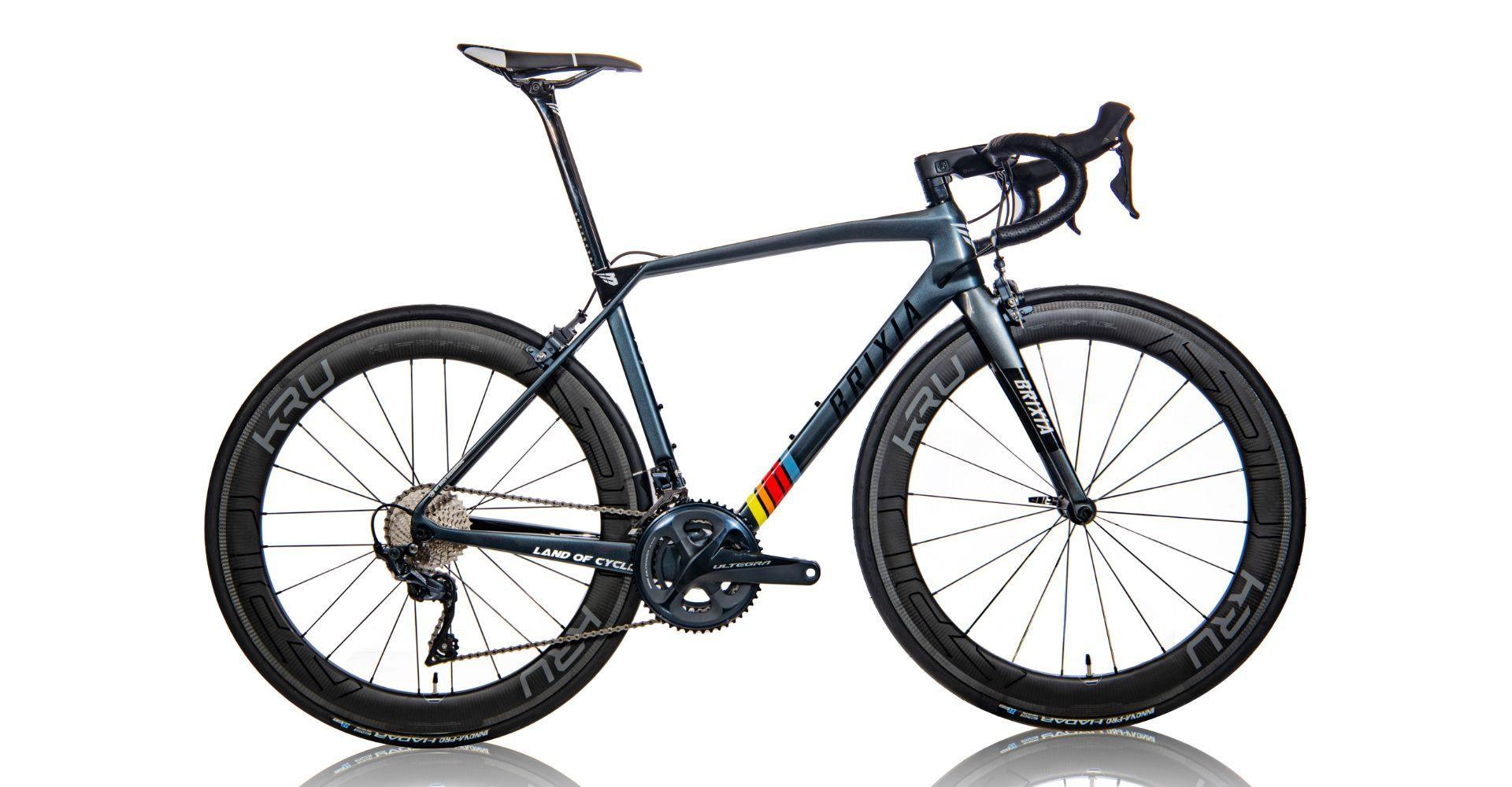 Brixia Cidneo Carbon Road Disc Frameset - Metallic Anthracite � SpinWarriors
