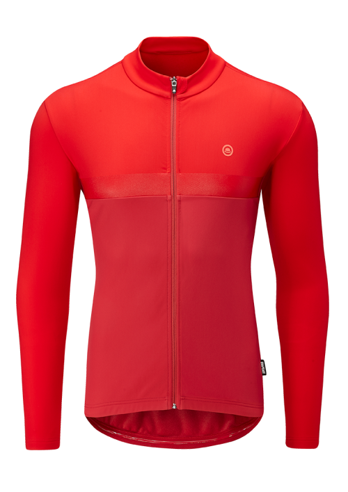 Chapeau Colour Block Thermal Jersey Devon Red SpinWarriors