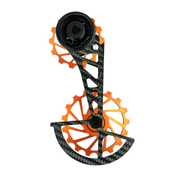 NOVA RIDE Carbon Ceramic Rear Derailleur SRAM AXS - Orange - SpinWarriors