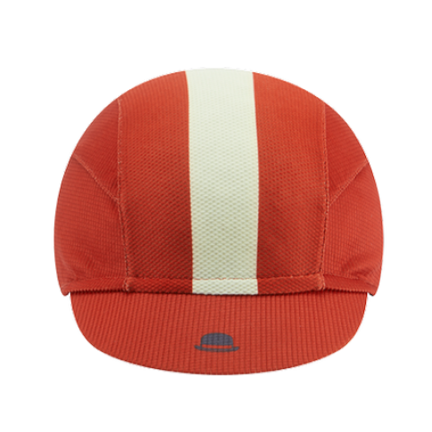 Chapeau Lightweight Central Stripe Cap Devon Red