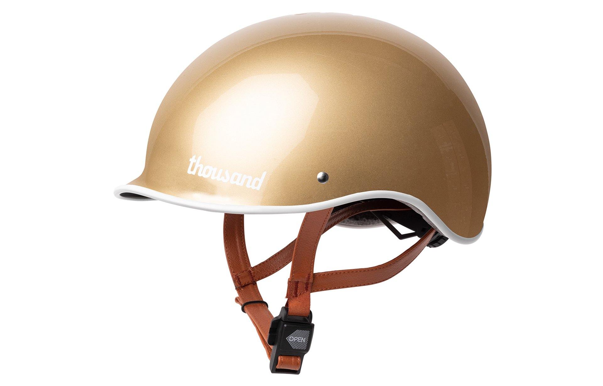 Gold discount scooter helmet