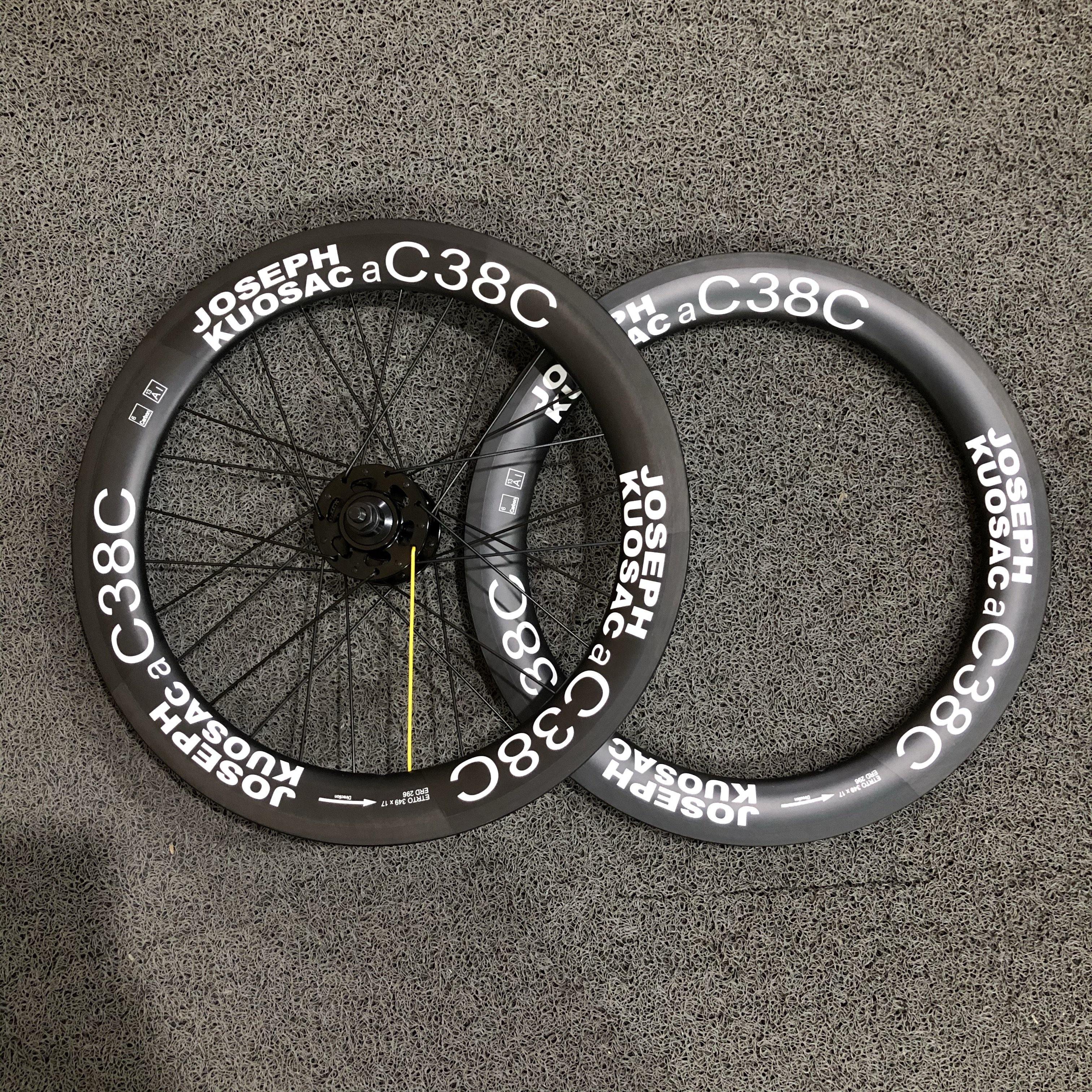 Joseph Kuosac aC38C Brompton (349) 6 Speed Carbon Wheelset Joseph Kuosac aC38C Brompton (349) 6 Speed Carbon Wheelset