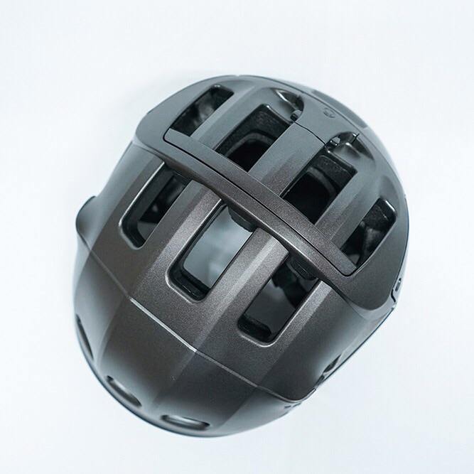 Overade Plixi Fit Foldable Helmet - Mineral Grey - SpinWarriors