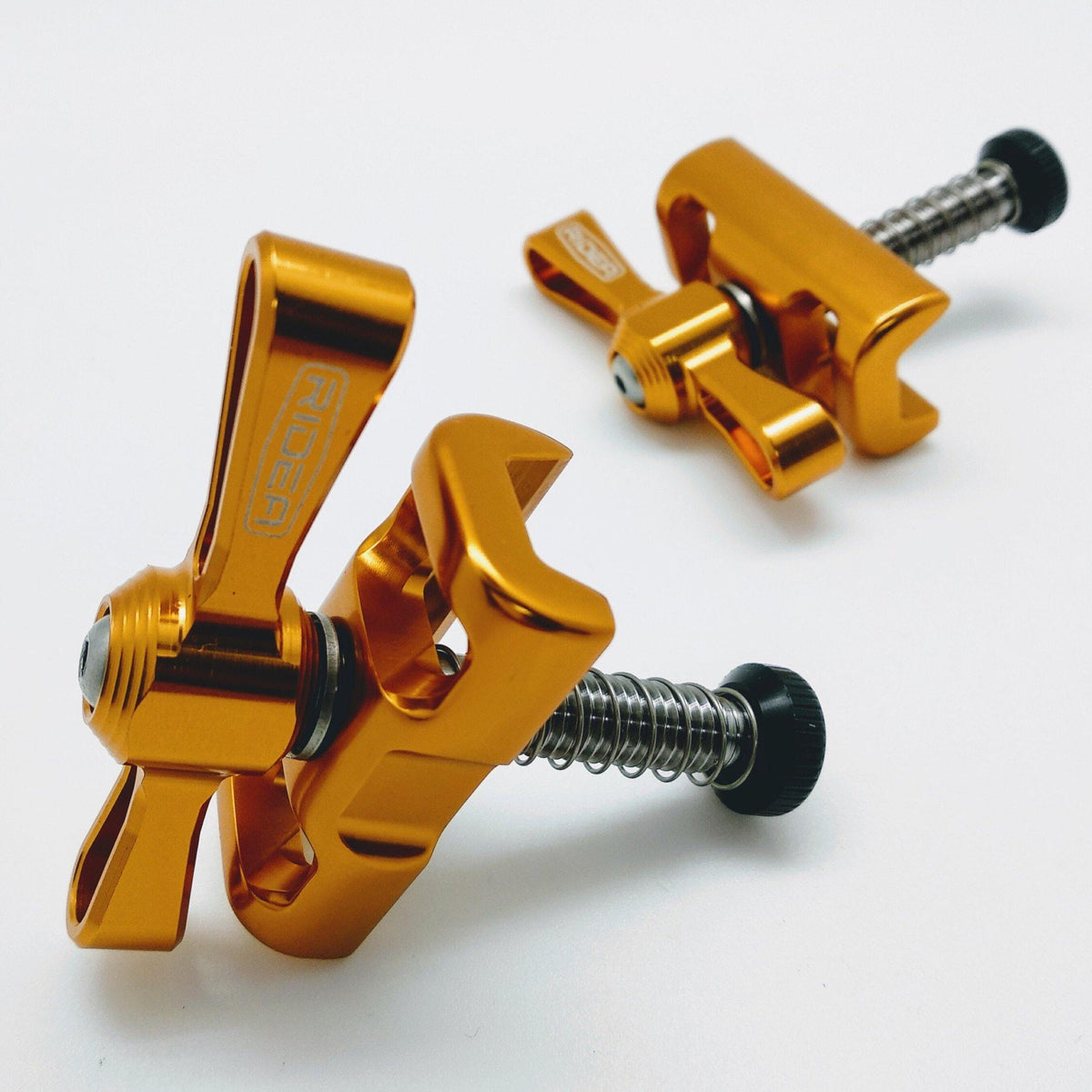 Ridea ESLFSBN2T-CB Brompton Lightweight Hinge Clamp - Gold (2pcs