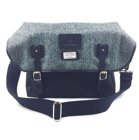Carradice Brompton Stockport City Folder Bag - Harris Tweed