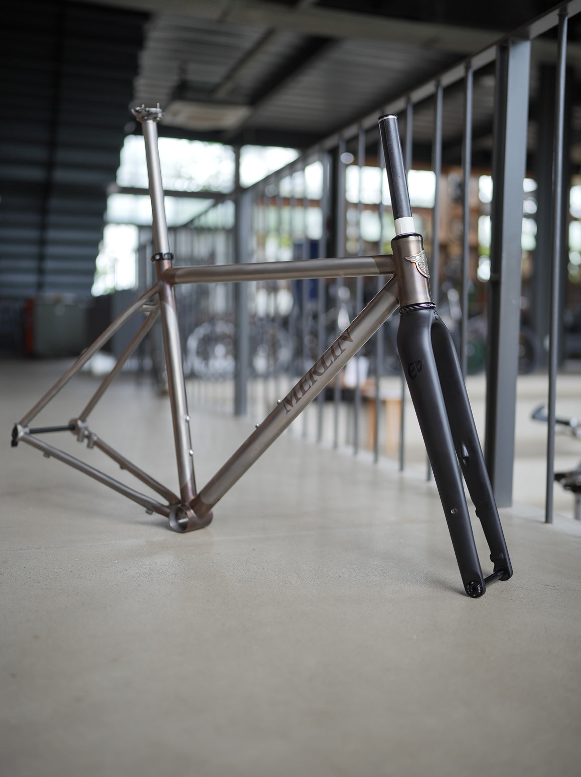merlin titanium gravel bike Merlin Sandstone Gravel Titanium Frame