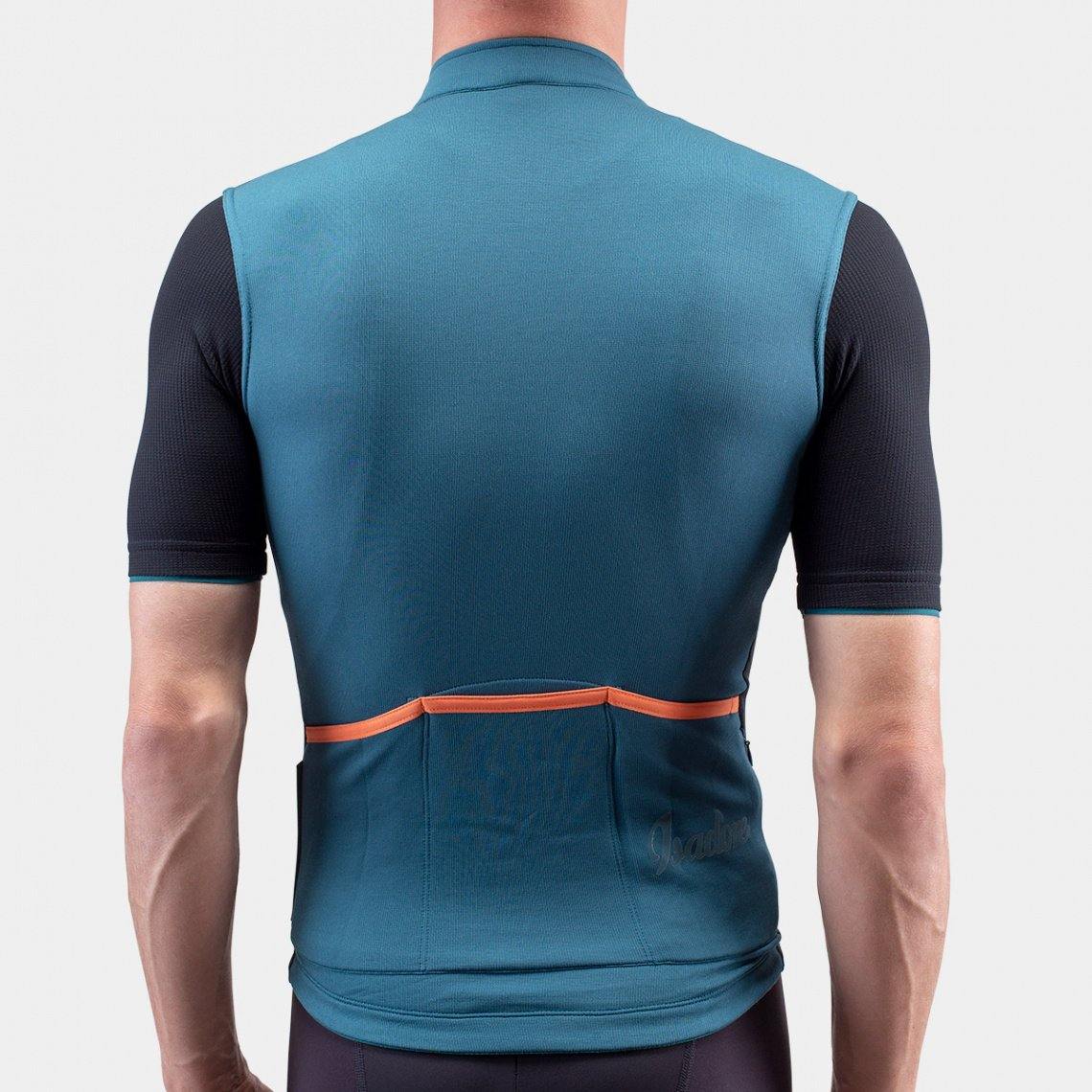 Isadore Signature Cycling Jersey - Atlantic Blue/Black