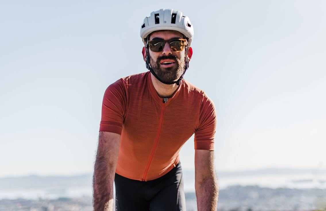 PEdALED Essential Merino Wool Jersey Orange