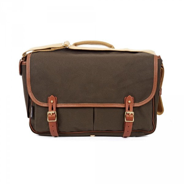 Brompton Game Bag Waxed Peat Green1