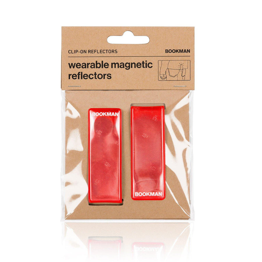 Bookman Clip-on Reflector - Red - SpinWarriors