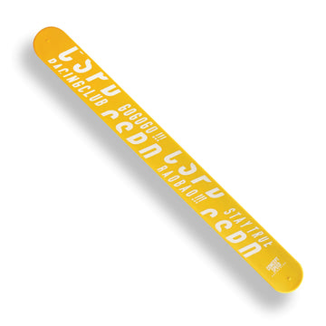 Concept Speed (CSPD) Aluminium Slap Band - Yellow/White