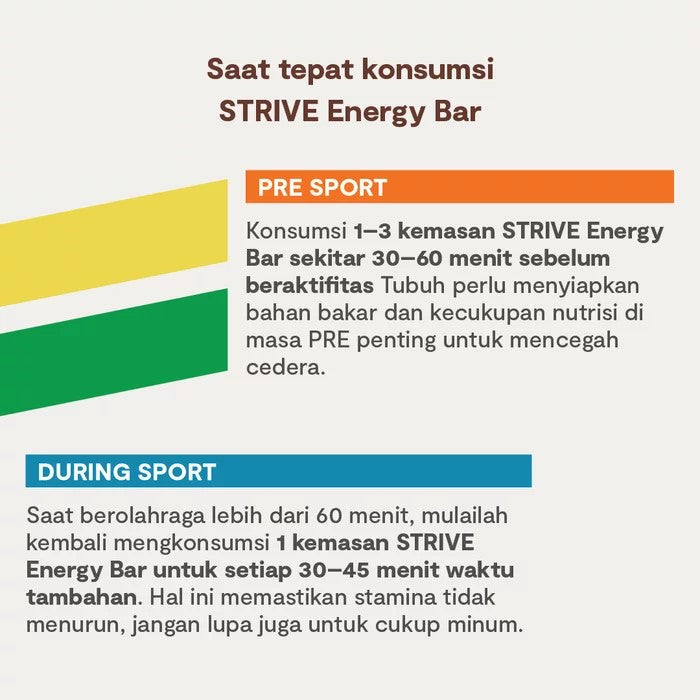 Strive Energy Bar - Choco