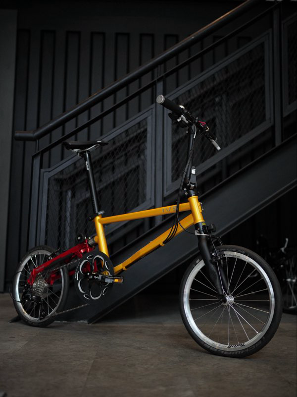 Tyrell IVE Sports Folding Bike - Mango/Red