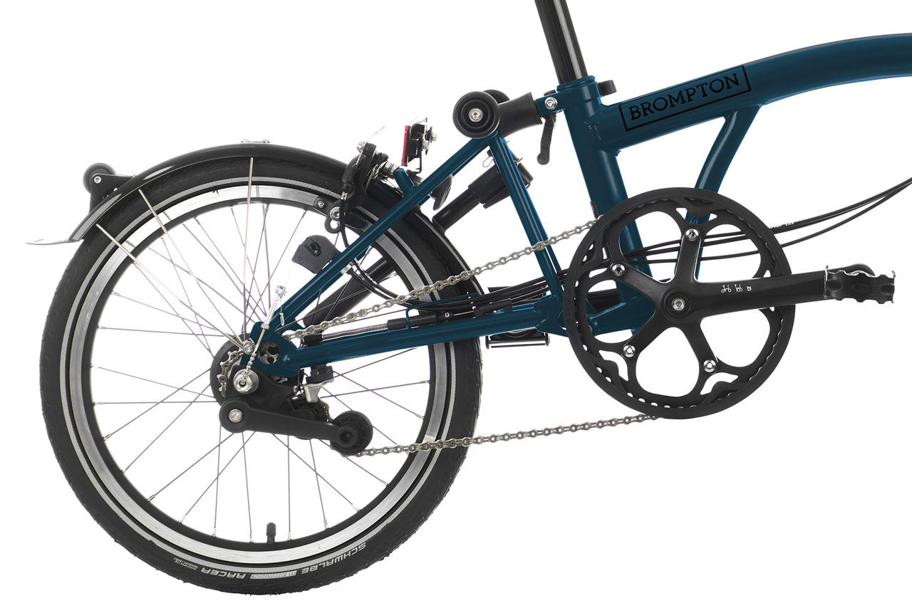 Brompton C Line Explore Low Rise Ocean Blue – SpinWarriors