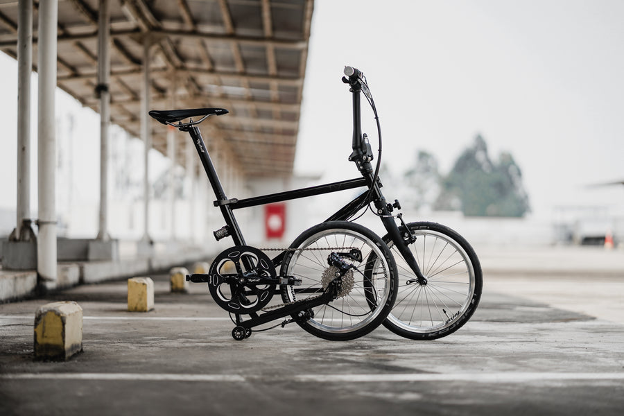 Tyrell IVE Sports Folding Bike - Shadow Black