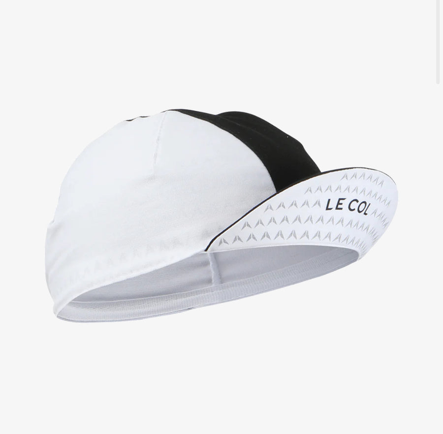 Le Col Cycling Cap - White/Black