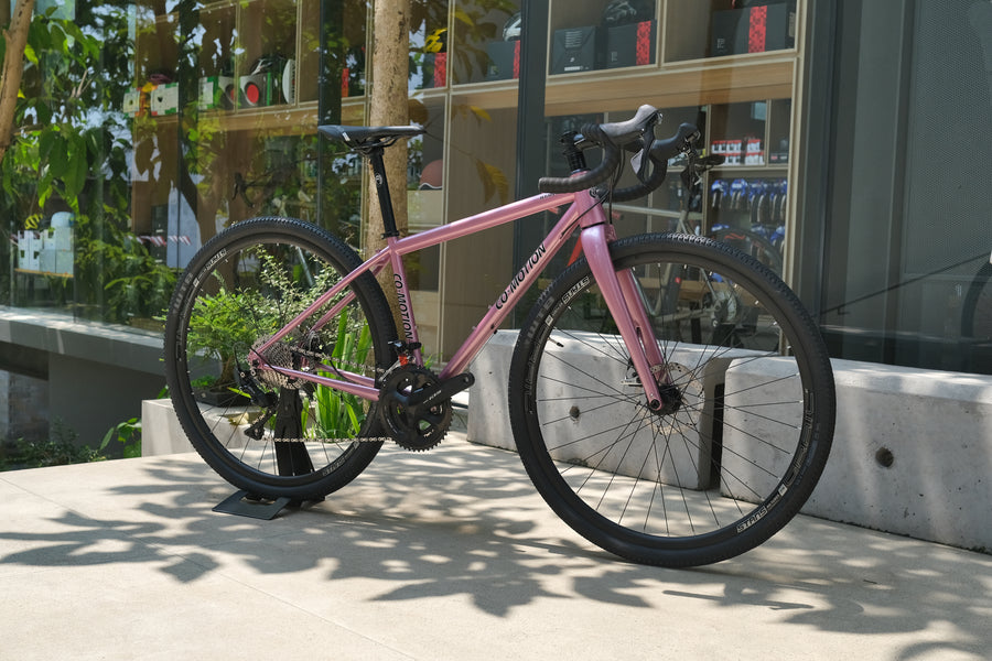 gravel bike pink Co-Motion Klatch Gravel Bike
