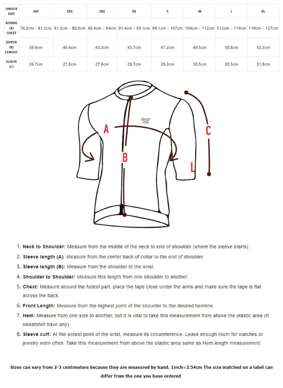 Concept Speed (CSPD) Evo SS Jersey - Black
