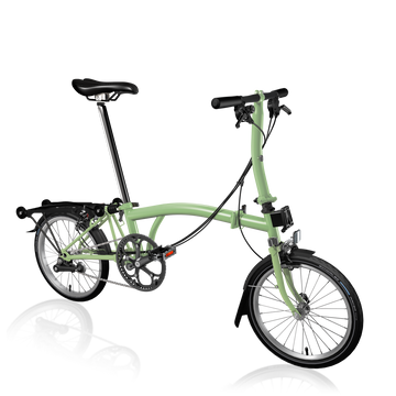 Brompton C Line Explore | Low Rise | With Rear Rack - Matcha Green