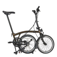 Brompton C Line 12 Speed | Mid Rise - Gloss Black Lacquer