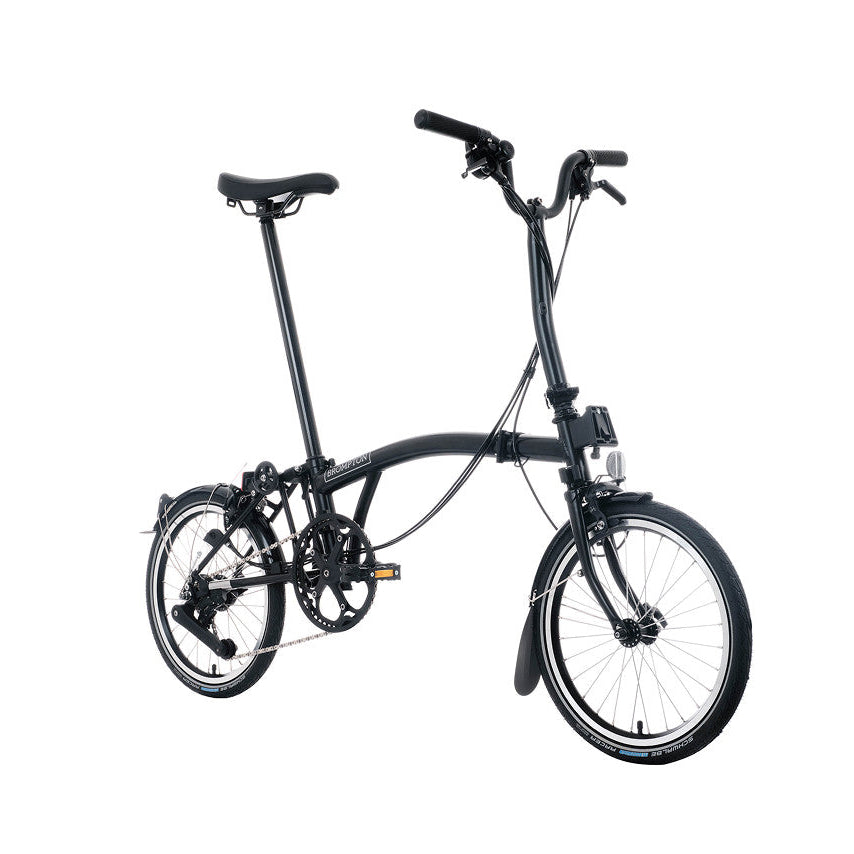 Brompton C Line 12 Speed | Mid Rise - Black