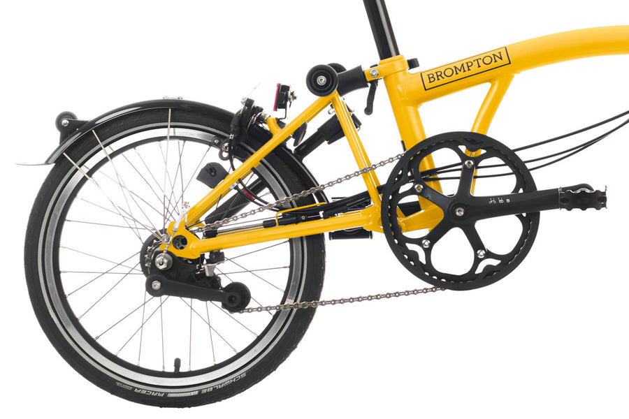 Brompton C Line Explore | Low Rise - Bumblebee Yellow